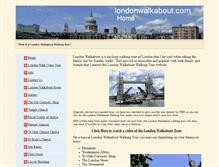 Tablet Screenshot of londonwalkabout.com